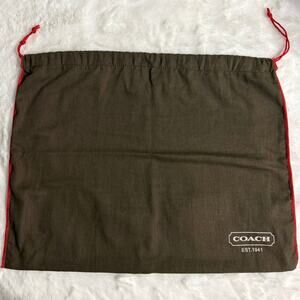 y2k COACH Vintage Brown Dust Bag